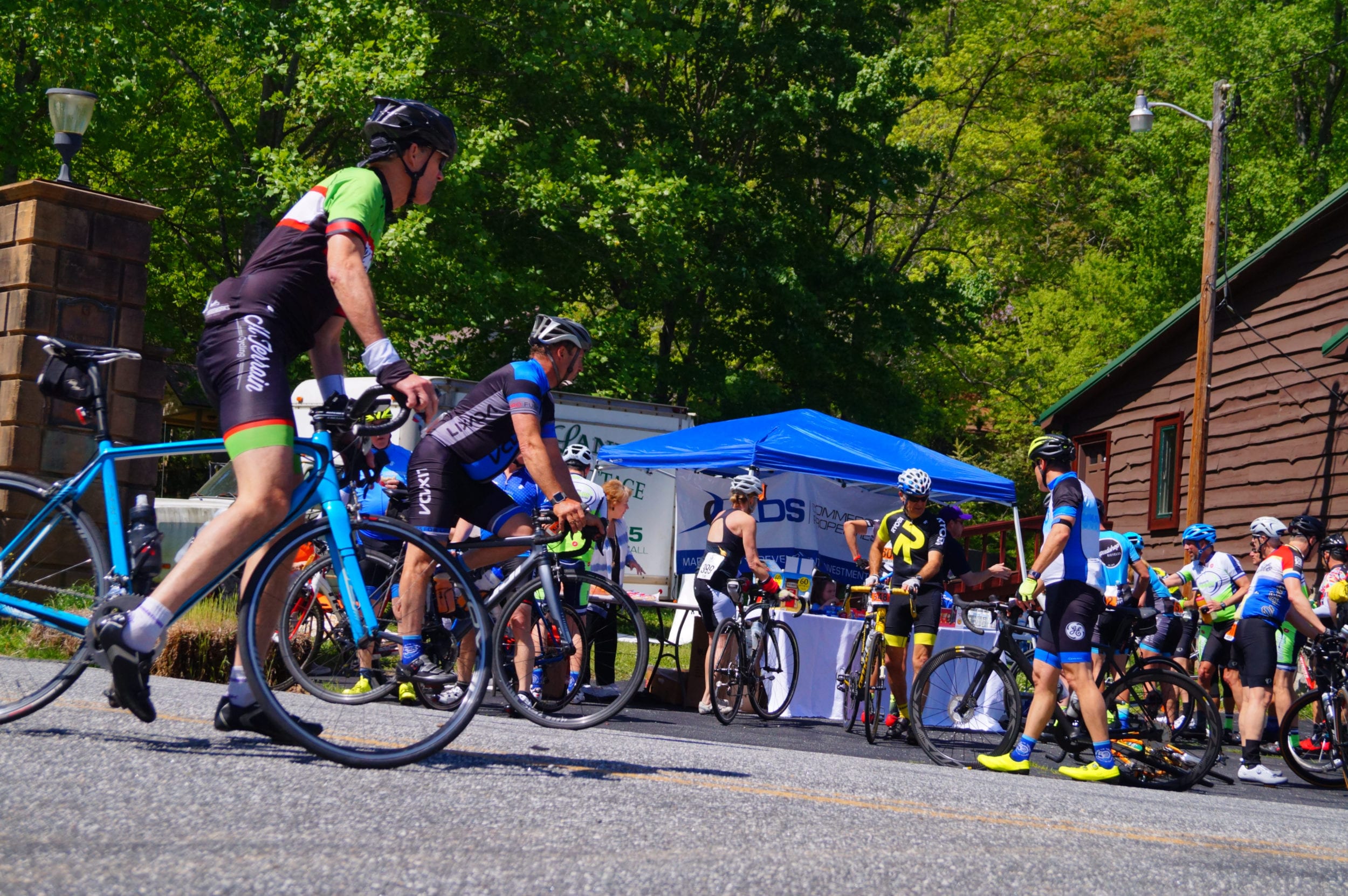 KDS Cycling Team wins the 2018 Wheels For Meals Team Challenge and Sponsors Tryon Water Stop